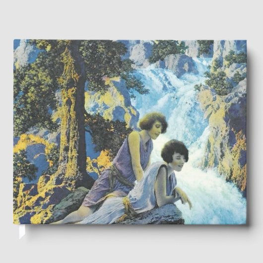 Waterfall - Maxfield Parrish Gastenboek (Voorkant)