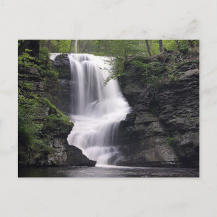 Waterfall Natuur Tree Leaf Peace Love Park Destiny Briefkaart
