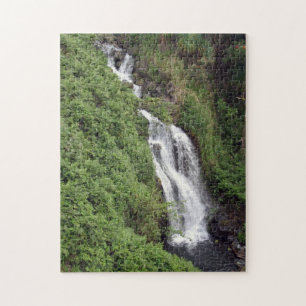 Waterfall Near Hilo, Hawaii Legpuzzel