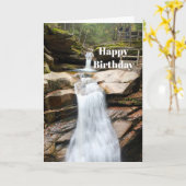 Waterfall Sabbaday White Mountains Kaart (Gele Bloem)