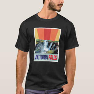 Waterfall Souvenir Africa Victoria Herfsten Zimbab T-shirt