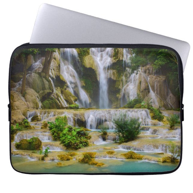 Waterfall Springs Laptop Sleeve (Voorkant)