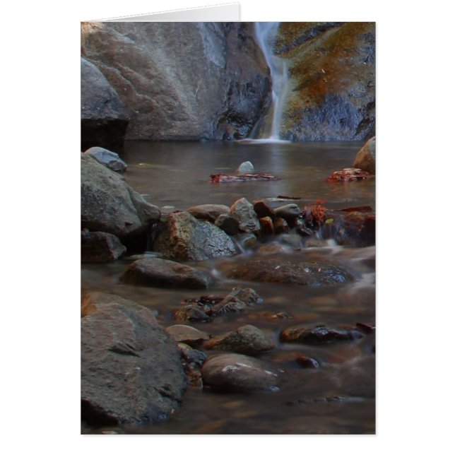 Waterfall Streams Rocks (Voorkant)