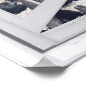Waterfall Uitzicht Trompe l'oeil Faux Window Poster (Hoek)