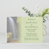 Waterfall Wedding Kaart (Staand voorkant)