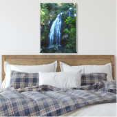 Waterfall Wrapped Canvas Afdruk (Insitu (Slaapkamer))