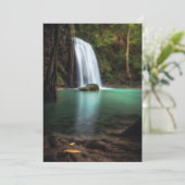 Waterfalls | Erawan Waterfall, Thailand Bedankkaart (Staand voorkant)