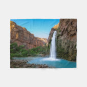 Waterfalls | Havasu Falls at Sunset Fleece Deken (Voorkant (Horizontaal))