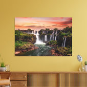 Waterfalls | Iguacu National Park Canvas Afdruk (Insitu (Woonkamer))