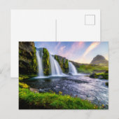Waterfalls | Kirkjufellsfoss, Iceland Briefkaart (Voorkant / Achterkant)