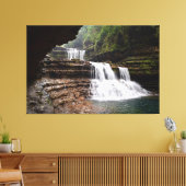 Waterfalls Nature Relax Home Office Picture 15 Canvas Afdruk (Insitu (Woonkamer))