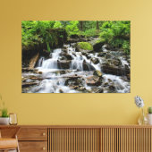 Waterfalls Nature Relaxation Home Office Picture Canvas Afdruk (Insitu (Woonkamer))