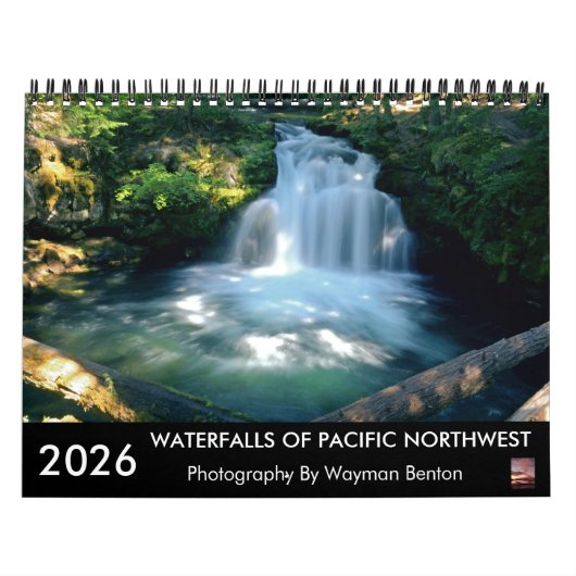 WATERFALLS OF PACIFIC NORTHWEST Calendar Kalender (Hoes)