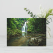 Waterfalls | Tamnung Waterfall, Phuket Thailand Bedankkaart (Staand voorkant)