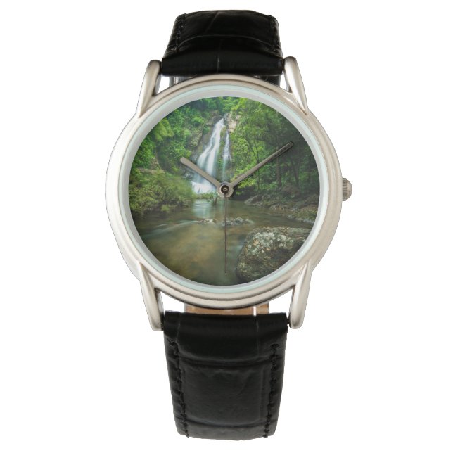 Waterfalls | Tamnung Waterfall, Phuket Thailand Horloge (Voorkant)