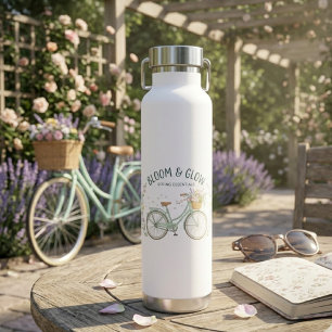 Waterfles Bloei & Gloed Vintage Fiets Lente f