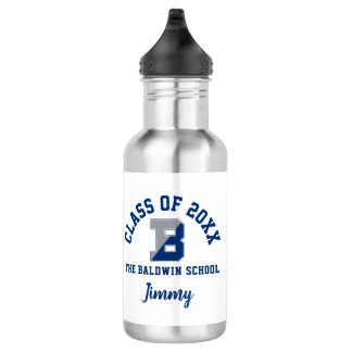 Waterfles De Baldwin School Logo Custom
