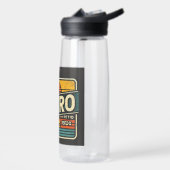 Waterfles, herbruikbare fles, roestvrijstalen bot waterfles (Links)