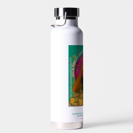 Waterfles: Houd openbare leveranciers verantwoorde Waterfles (Rechts)