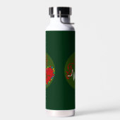 Waterfles Kerstmis Logo (Links)