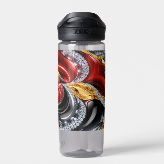 Waterfles met Duitse kleuren Design (Achterkant)