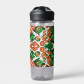 Waterfles met Ierse traditionele kleuren Design (Voorkant)
