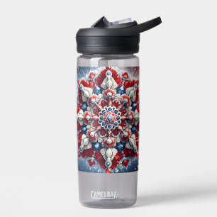 Waterfles met Noorse kleuren Design