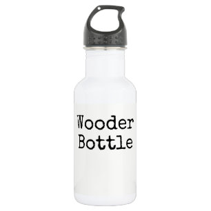 Waterfles met poeder