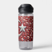 Waterfles met Turkiye Kleuren Design (Achterkant)