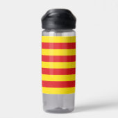 Waterfles met vlag van Catalonië (Achterkant)