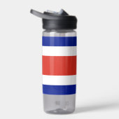 Waterfles met vlag van Costa Rica (Rechts)