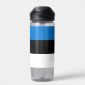 Waterfles met vlag van Estland (Achterkant)