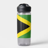 Waterfles met vlag van Jamaica (Voorkant)