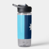 Waterfles met vlag van Minnesota, Verenigde Staten (Rechts)
