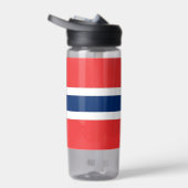 Waterfles met vlag van Noorwegen (Rechts)