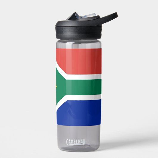 Waterfles met vlag van Zuid-Afrika (Links)
