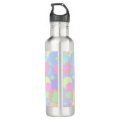 Waterfles pastel opdruk waterfles  (Achterkant)