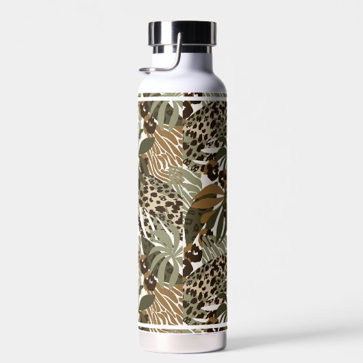Waterfles Tropische Dierenprint (Rechts)