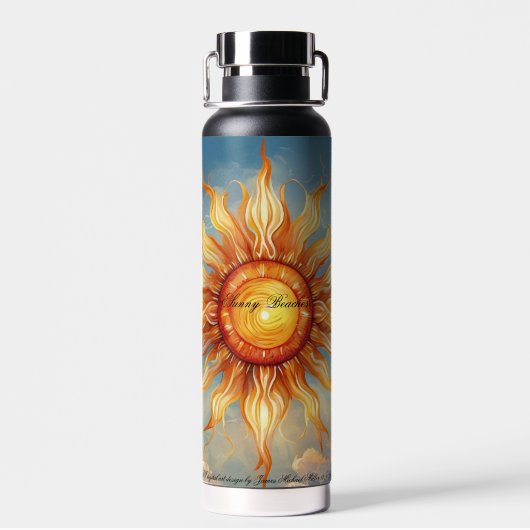 Waterfles van James Michael Miller (Achterkant)