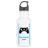 Waterfles voor games. waterfles  (Voorkant)