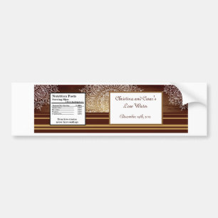 Waterflesetiket Diep Marokkaans Bruin Bumpersticker