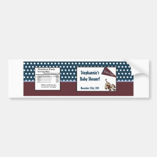 Waterflesetiket Lil League Puppy Dog Bumpersticker