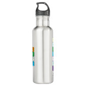 Waterflesje chemie leraar waterfles  (Achterkant)