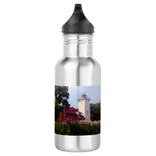 Waterflesje met 40 Mile Point Lighthouse geschiede Waterfles