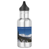 Waterflesje van het nationale park Rocky Mountain Waterfles (Links)