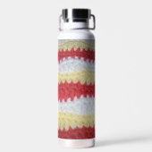 Waterflesje - Warm Afghan Waves Waterfles (Achterkant)