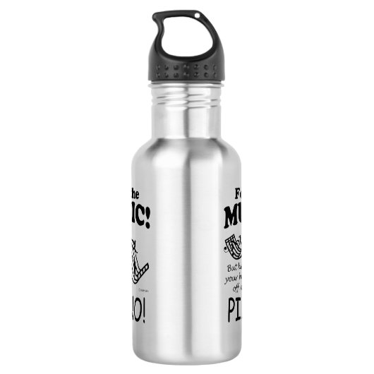 Waterflesje Waterfles (Achterkant)