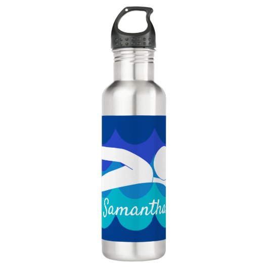 Waterflesje zwemmen waterfles (Voorkant)