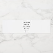 Waterfleslabel Waterfles Etiket (Enkel label)