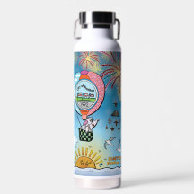 Waterflessen - boven het Zee